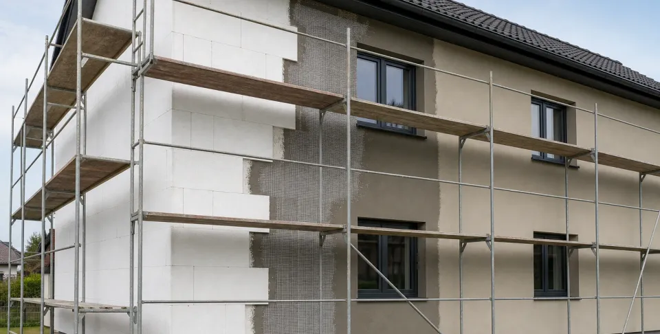 Zateplenie fasád polystyrénom – ukážka dokončenej práce
